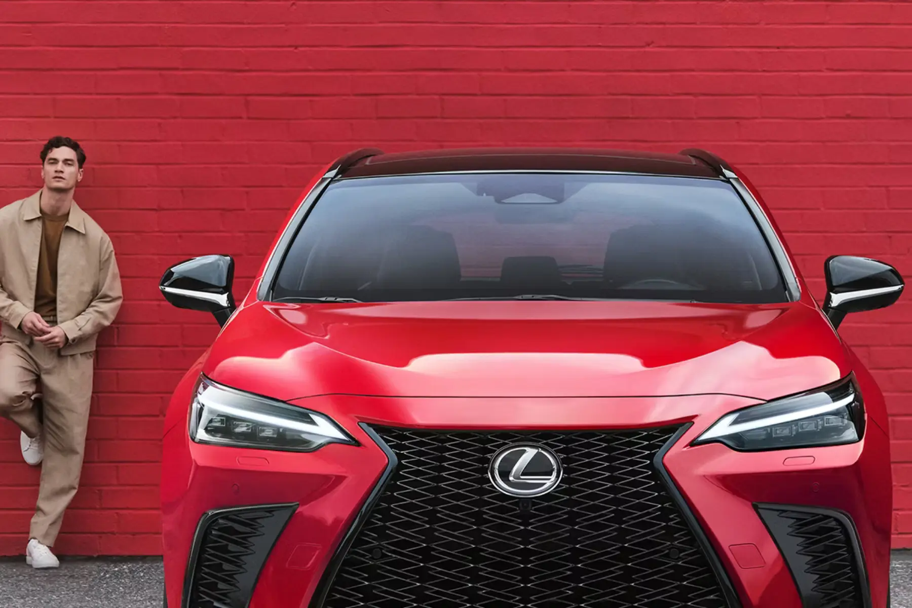 Luxury Lexus SUV and sedan lineup driving in Pennsylvania