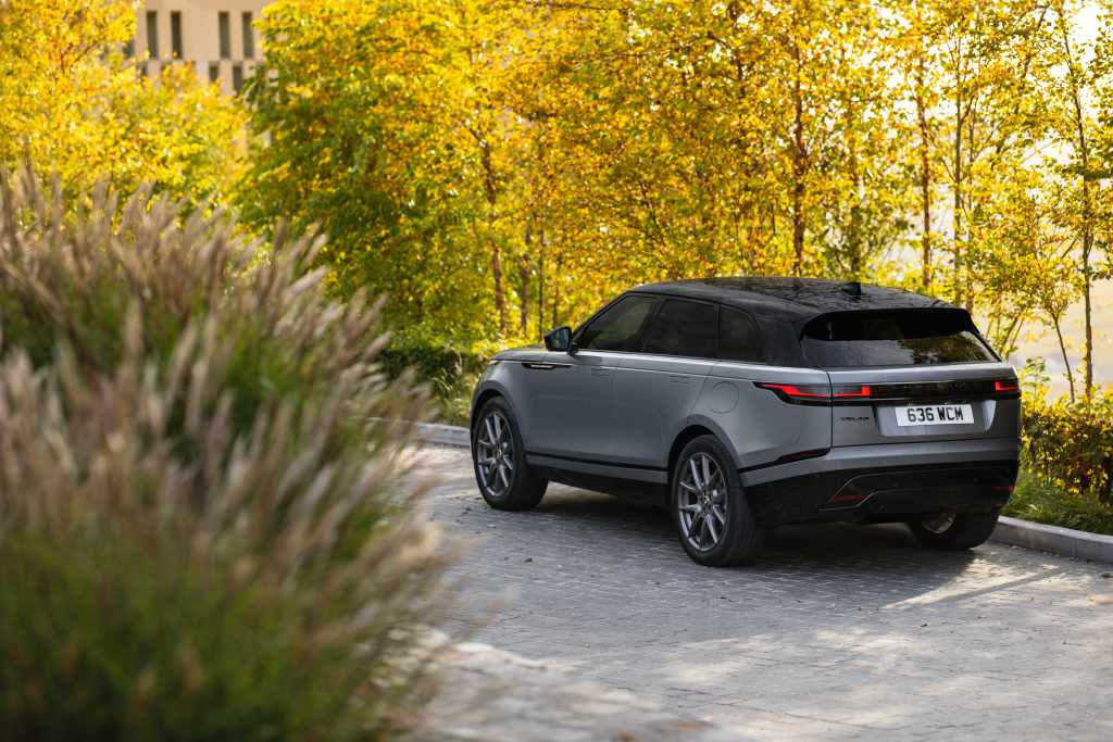 2026 Range Rover Velar midsize luxury SUV with clean aerodynamic design